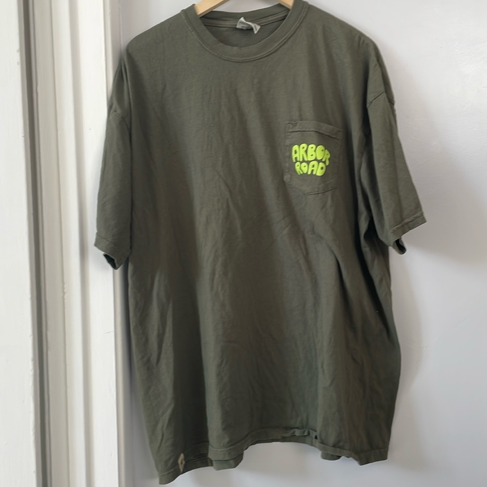 Arbor road Long Beach Light greenish Gray Short Sleeve Tee Men’s 3 XL